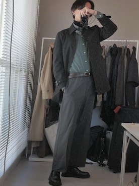 「BURBERRY BLACK LABEL（バーバリーブラックレーベル）のアイテム」を使った、sseirukunさん（メンズ・178cm）の秋コーディネート