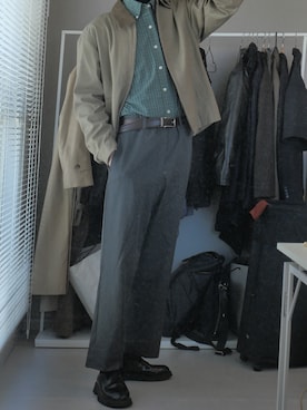 「UNIQLO（ユニクロ）のアイテム（ブルゾン）」を使った、sseirukunさん（メンズ・178cm）の秋コーディネート