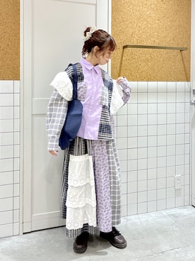 「MILKFED.（ミルクフェド）のアイテム」を使った、彩さん（レディース・155cm）の冬コーディネート