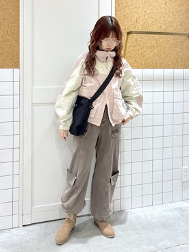 彩さん（レディース・155cm）の冬コーディネート