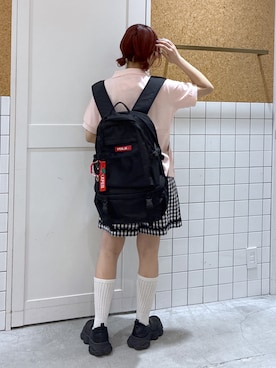 「MILKFED.（ミルクフェド）のアイテム」を使った、彩さん（レディース・156cm）の夏コーディネート