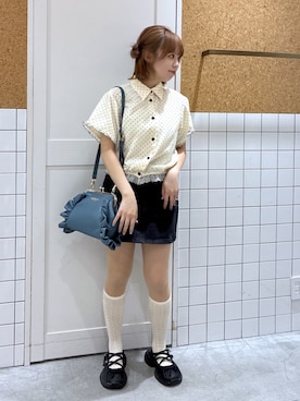 「MILKFED.（ミルクフェド）のアイテム」を使った、彩さん（レディース・156cm）の夏コーディネート