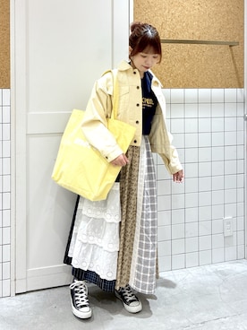 彩さん（レディース・155cm）の春コーディネート