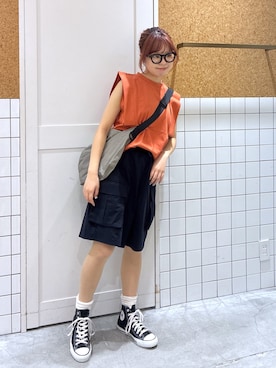 彩さん(レディース・156cm)の夏コーディネート