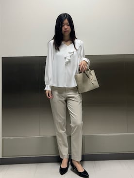 「お仕事スタイル」｜Segawaさん（レディース・163cm）の春コーディネート