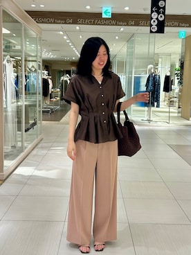 「grace grace （グラスグラス）のアイテム」を使った、Segawaさん（レディース・163cm）の夏コーディネート
