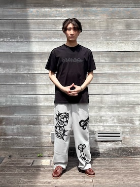 「XLARGE（エクストララージ）のアイテム」を使った、TOHMAさん（メンズ・173cm）の春コーディネート