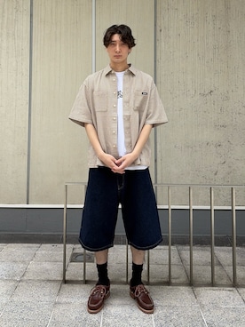 「XLARGE（エクストララージ）のアイテム（パンツ）」を使った、TOHMAさん（メンズ・173cm）の春コーディネート