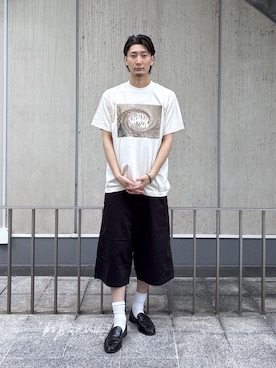 「XLARGE（エクストララージ）のアイテム」を使った、TOHMAさん（メンズ・173cm）の夏コーディネート