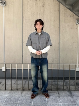 「XLARGE（エクストララージ）のアイテム（パンツ）」を使った、TOHMAさん（メンズ・173cm）の春コーディネート