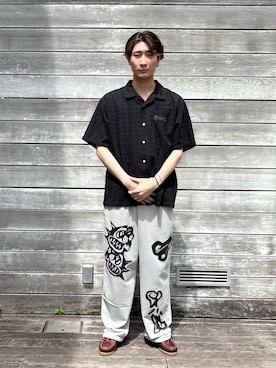 「XLARGE（エクストララージ）のアイテム」を使った、TOHMAさん（メンズ・173cm）の春コーディネート