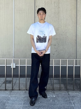 「XLARGE（エクストララージ）のSTAR LOGO DENIM PANTS（デニムパンツ、ブルー系）」を使った、TOHMAさん（メンズ・173cm）の夏コーディネート