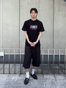 「XLARGE（エクストララージ）のアイテム」を使った、TOHMAさん（メンズ・173cm）の夏コーディネート