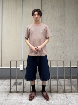 「XLARGE（エクストララージ）のアイテム（パンツ）」を使った、TOHMAさん（メンズ・173cm）の春コーディネート