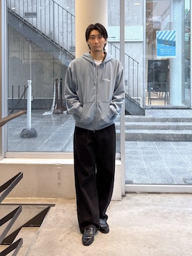 「XLARGE（エクストララージ）のアイテム」を使った、TOHMAさん（メンズ・173cm）の秋コーディネート