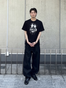 「黒コーデ」｜TOHMAさん（メンズ・173cm）の夏コーディネート