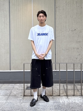 「XLARGE（エクストララージ）のアイテム」を使った、TOHMAさん（メンズ・173cm）の夏コーディネート