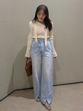 HINANO KANBARAさん(レディース・152cm)の冬コーディネート