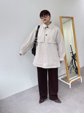 「アイテム（ジャケット/アウター）」を使った、kana18sさん（レディース・158cm）の夏コーディネート