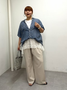 kana18sさん（レディース・158cm）の夏コーディネート