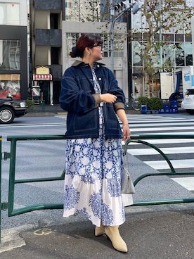 「アイテム（ワンピース）」を使った、kana18sさん（レディース・158cm・30代）の冬コーディネート