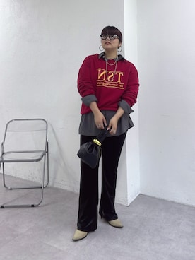 「アイテム（パンツ）」を使った、kana18sさん（レディース・158cm・20代）の秋コーディネート