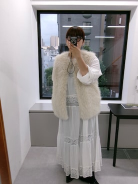 「アイテム（ベスト）」を使った、kana18sさん（レディース・158cm・20代）の夏コーディネート