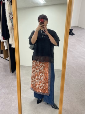 「アイテム（財布/小物、ブラウン系）」を使った、kana18sさん（レディース・158cm）の夏コーディネート