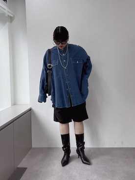 「アイテム（トップス）」を使った、kana18sさん（レディース・158cm・30代）の夏コーディネート