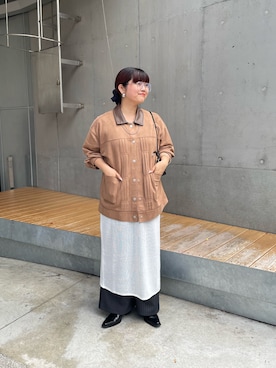 「アイテム（ブルゾン）」を使った、kana18sさん（レディース・158cm・20代）の秋コーディネート