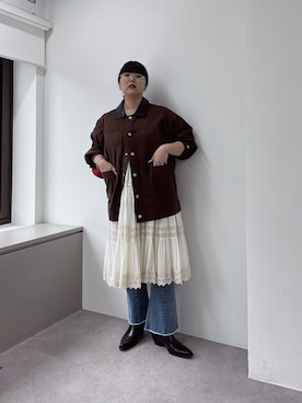 「アイテム（ジャケット/アウター）」を使った、kana18sさん（レディース・158cm・30代）の秋コーディネート