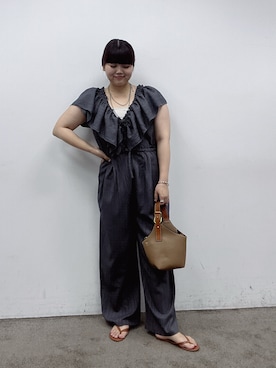 「Remind me and forever（リマインドミーアンドフォーエバー）のアイテム」を使った、kana18sさん（レディース・158cm）の春コーディネート