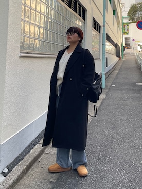 「アイテム（トップス）」を使った、kana18sさん（レディース・158cm・30代）の冬コーディネート