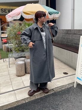 「アイテム（ジャケット/アウター）」を使った、kana18sさん（レディース・158cm・30代）の冬コーディネート