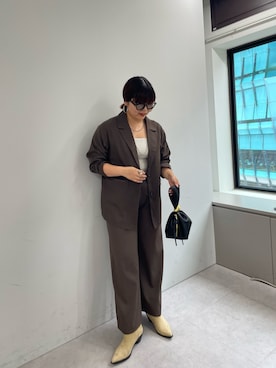 「アイテム（セットアップ）」を使った、kana18sさん（レディース・158cm）の秋コーディネート