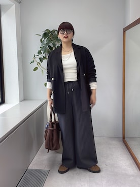 「アイテム（テーラードジャケット）」を使った、kana18sさん（レディース・158cm）の秋コーディネート