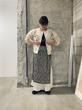 「アイテム（カーディガン/ボレロ）」を使った、kana18sさん（レディース・158cm・30代）の夏コーディネート