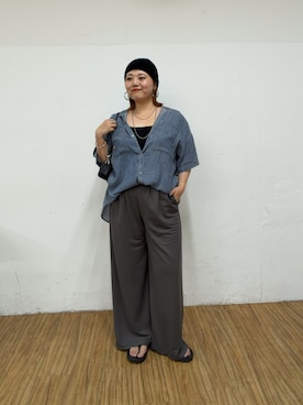 kana18sさん（レディース・158cm）の夏コーディネート