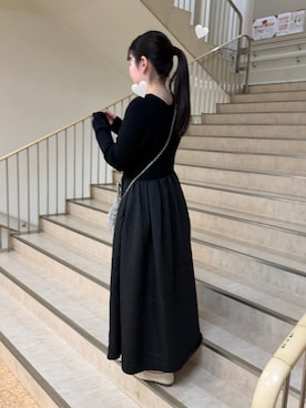 「prose verse（プロズヴェール）のアイテム」を使った、0m330さん（レディース・158cm）の冬コーディネート