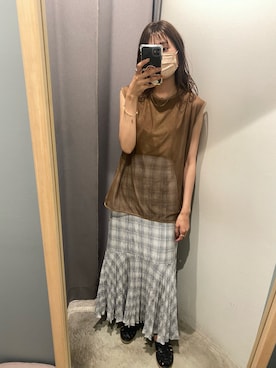 「アントマリーズ」｜RIHOさん（レディース・160cm）の夏コーディネート