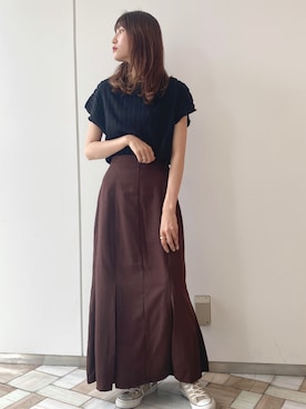 「アントマリーズ」｜「アイテム（その他）」を使った、RIHOさん（レディース・160cm）の夏コーディネート