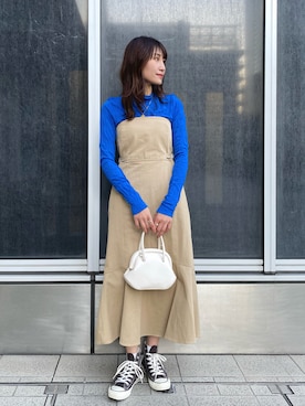 「アントマリーズ」｜「アイテム（その他）」を使った、RIHOさん（レディース・160cm）の春コーディネート