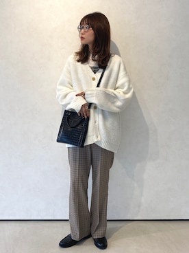 「アントマリーズ」｜「アイテム（その他）」を使った、RIHOさん（レディース・160cm）の秋コーディネート