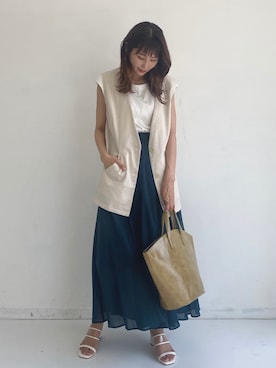 「アントマリーズ」｜「アイテム（その他）」を使った、RIHOさん（レディース・160cm）の夏コーディネート