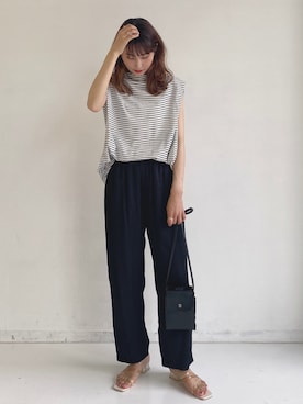 「アントマリーズ」｜「アイテム（その他）」を使った、RIHOさん（レディース・160cm）の夏コーディネート