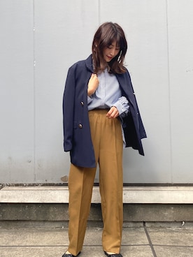 「アントマリーズ」｜「アイテム（その他）」を使った、RIHOさん（レディース・160cm）の秋コーディネート