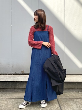 「アントマリーズ」｜「アイテム（その他）」を使った、RIHOさん（レディース・160cm）の秋コーディネート