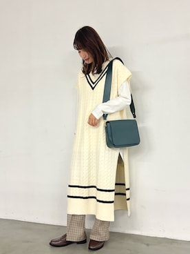 「アントマリーズ」｜「アイテム（その他）」を使った、RIHOさん（レディース・160cm）の秋コーディネート