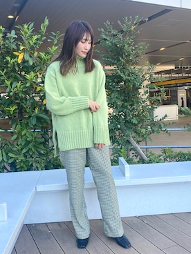 「アントマリーズ」｜「アイテム（その他）」を使った、RIHOさん（レディース・160cm）の秋コーディネート