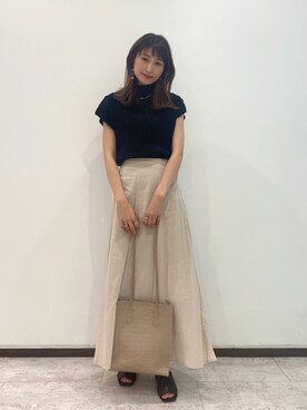「アントマリーズ」｜「アイテム（その他）」を使った、RIHOさん（レディース・160cm）の夏コーディネート